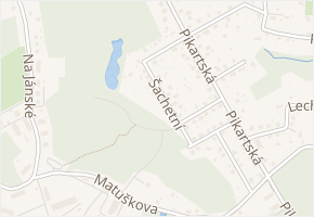 Šachetní v obci Ostrava - mapa ulice