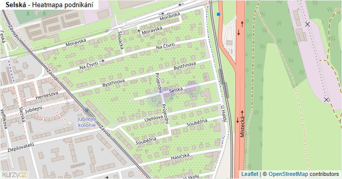 Selská - mapa podnikání