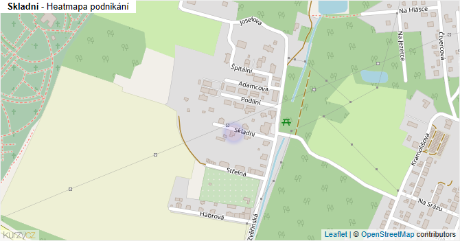 Skladní - mapa podnikání