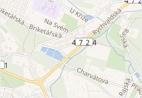 Slámova v obci Ostrava - mapa ulice