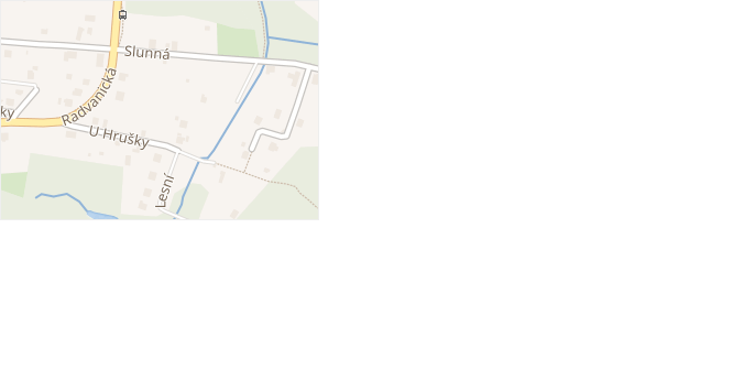 Slunná v obci Ostrava - mapa ulice