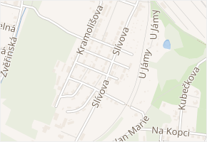 Sněžná v obci Ostrava - mapa ulice