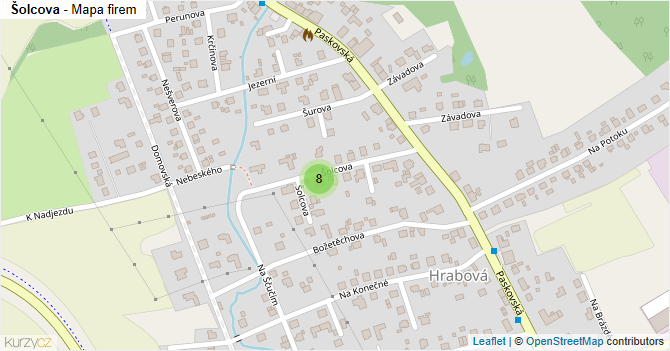Šolcova - mapa firem