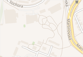 Spartakovců v obci Ostrava - mapa ulice