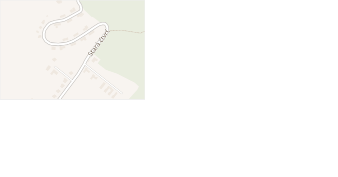 Stará čtvrť v obci Ostrava - mapa ulice