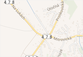 Starecká v obci Ostrava - mapa ulice