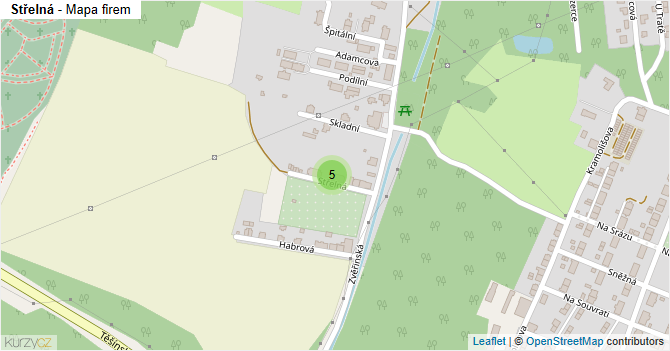 Střelná - mapa firem
