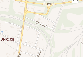 Strojní v obci Ostrava - mapa ulice