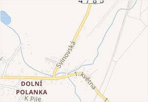 Svinovská v obci Ostrava - mapa ulice