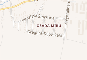 Tesaříkova v obci Ostrava - mapa ulice