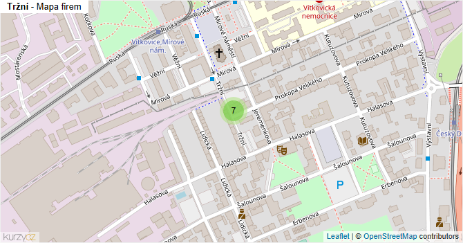 Tržní - mapa firem