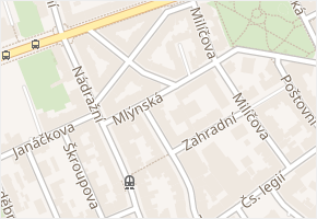 Tyršova v obci Ostrava - mapa ulice