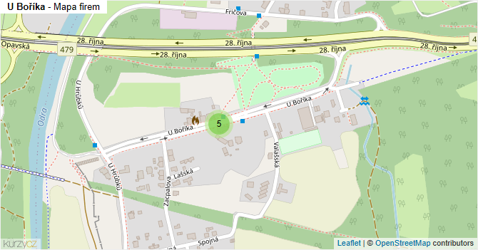 U Boříka - mapa firem