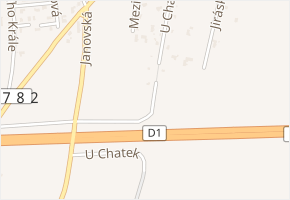 U Chatek v obci Ostrava - mapa ulice