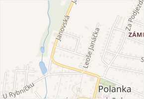 U Cihelny v obci Ostrava - mapa ulice