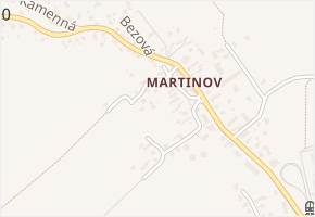 U Hůry v obci Ostrava - mapa ulice