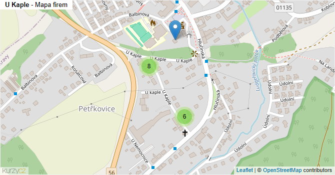 U Kaple - mapa firem