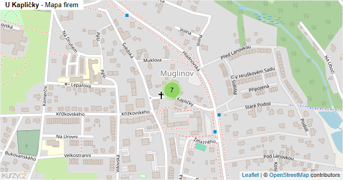 U Kapličky - mapa firem