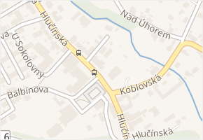 U Kovárny v obci Ostrava - mapa ulice
