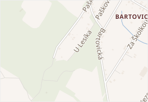 U Lesíka v obci Ostrava - mapa ulice