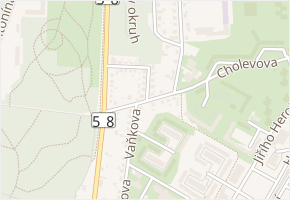 U Letiště v obci Ostrava - mapa ulice