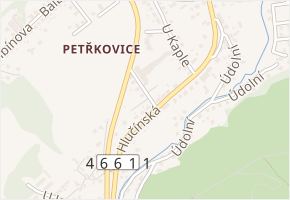 U Nemocnice v obci Ostrava - mapa ulice