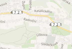 U Pošty v obci Ostrava - mapa ulice
