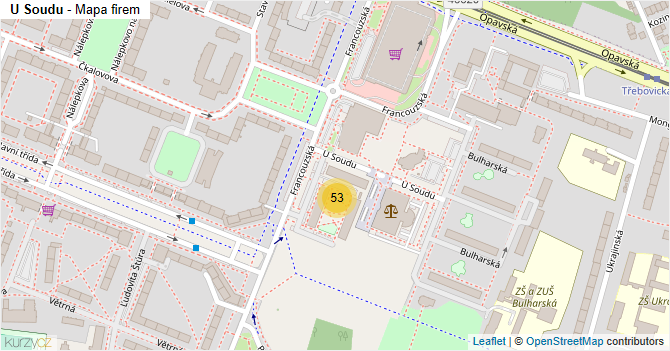 U Soudu - mapa firem