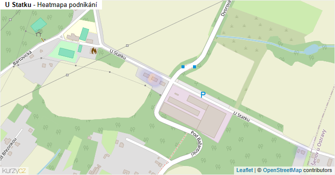 U Statku - mapa podnikání