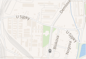 U Sýpky v obci Ostrava - mapa ulice