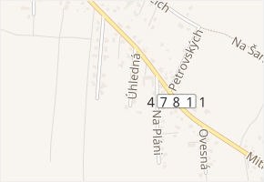 Úhledná v obci Ostrava - mapa ulice