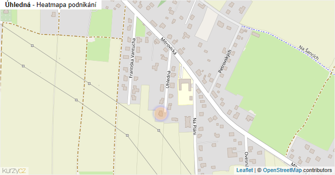 Úhledná - mapa podnikání