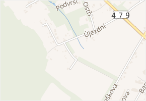 Újezdní v obci Ostrava - mapa ulice