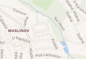 V Hruškovém Sadu v obci Ostrava - mapa ulice