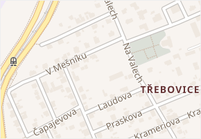 V Mešníku v obci Ostrava - mapa ulice