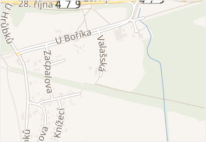 Valašská v obci Ostrava - mapa ulice