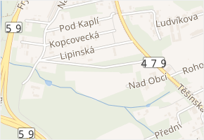 Vardasova v obci Ostrava - mapa ulice