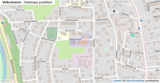 Velkostranní - mapa podnikání