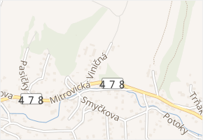 Viničná v obci Ostrava - mapa ulice
