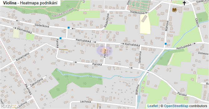 Violina - mapa podnikání