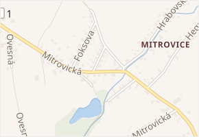 Vydrova v obci Ostrava - mapa ulice