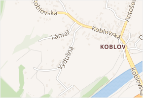 Výdušná v obci Ostrava - mapa ulice