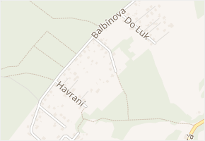 Za Obchodem v obci Ostrava - mapa ulice