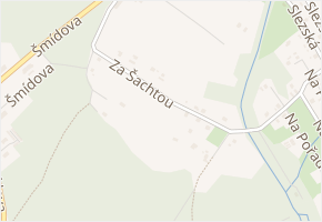 Za Šachtou v obci Ostrava - mapa ulice