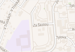 Za Školou v obci Ostrava - mapa ulice