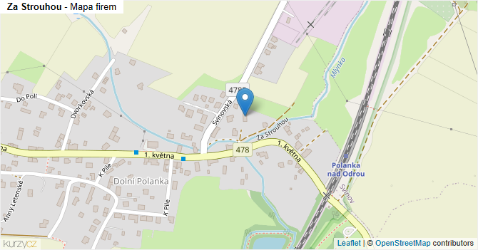 Za Strouhou - mapa firem