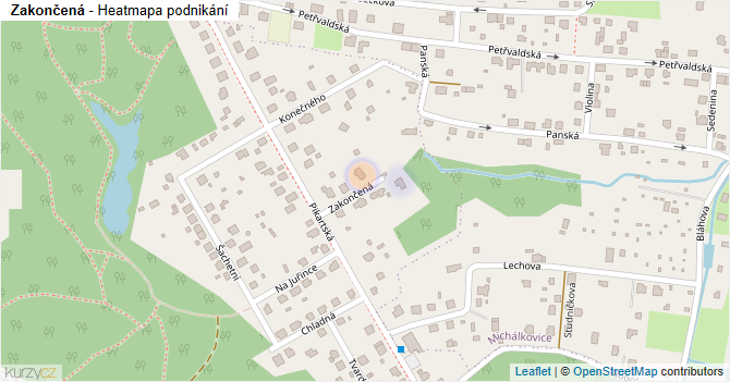 Zakončená - mapa podnikání
