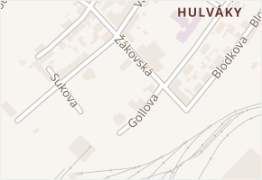 Žákovská v obci Ostrava - mapa ulice