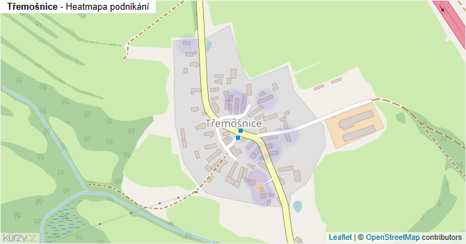 Třemošnice - mapa podnikání