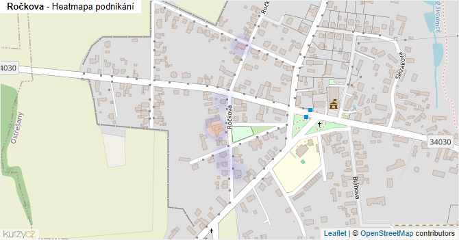 Ročkova - mapa podnikání
